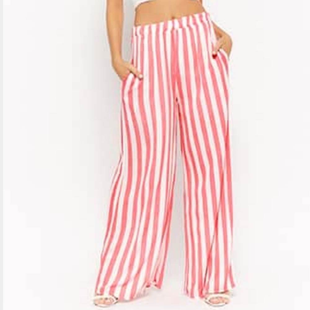 Striped Palazzo Pants